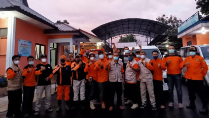 Kabupaten Wonosobo Kirim Relawan dan Bahan Makanan Untuk Korban Semeru