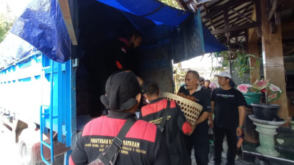 Empat Kuintal Salak Pondoh Gunung Merapi Dikirim Untuk Pengungsi Semeru
