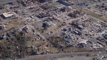 64 Orang Tewas Akibat Terjangan Tornado di Wilayah Kentucky Amerika Serikat
