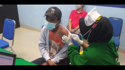 Polsek Medan Timur Gelar Vaksinasi Covid-19 bagi Pelajar