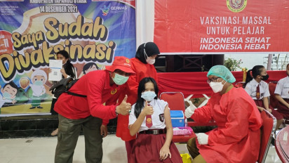 Kick Off Vaksinasi Anak 6-11 Tahun, BIN Sumut Gandeng Pemerintah Daerah Sibolga, Karo dan Taput