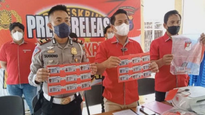 Eks Pegawai Harian Lepas di Satlantas Polres Kapuas Ditangkap Akibat Cetak SIM Palsu