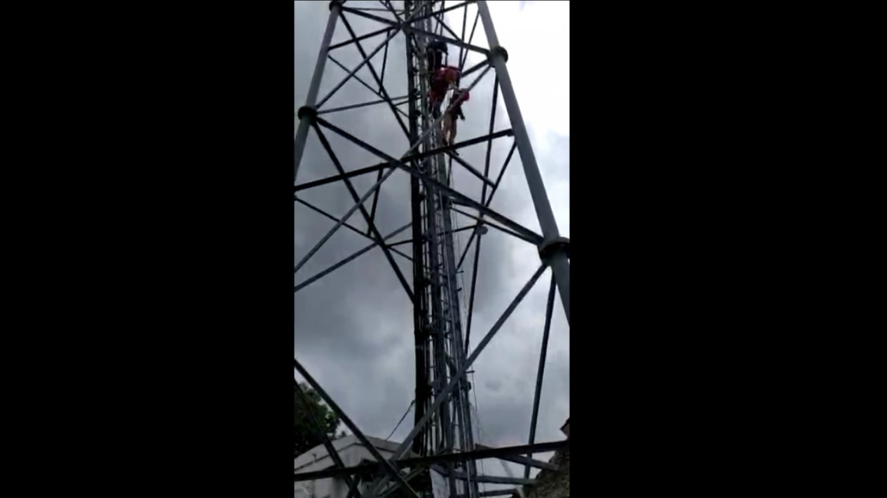 Seorang Pakerja Tower Provider di Cirebon Tewas pada Ketinggian 52 Meter
            - galeri foto