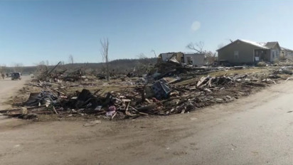 Jumlah Korban Tewas Akibat Terjangan Tornado di Lima Negara Bagian Amerika Serikat Bertambah jadi 88 Orang