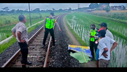 Seorang Nenek Tewas Tertabrak Kereta Api di Perlintasan Lingkungan Pandean, Wlingi, Blitar