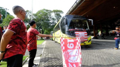100 Suporter Persis Solo Diberangkat ke Bogor