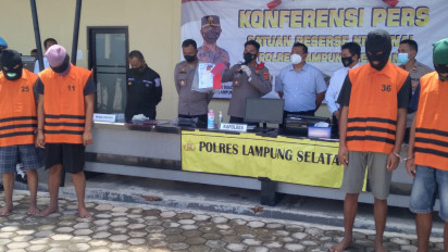 Polres Lampung Selatan Bongkar Sindikat Pemalsu Surat ‘Rapid Test Antigen’ Palsu di Pelabuhan Bakauheni Lampung