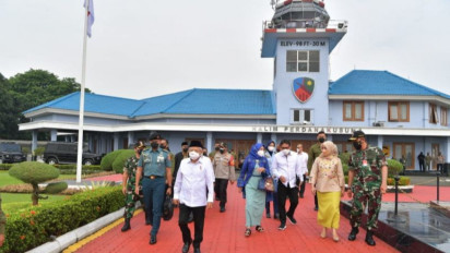 Wapres Ma’ruf Amin Kunjungi Lokasi Terdampak Bencana Erupsi Semeru