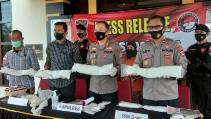 Selundupkan Sabu dari Malaysia Tiga Wanita Asal Sulsel Ditangkap