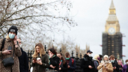 Kasus Covid-19 di Inggris Meningkat Akibat Varian Omicron, Sejumlah RS Kekurangan Staf