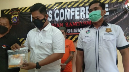 Pengedar Sabu Jaringan Lapas dan Internasional Diringkus Satres Narkoba Polres Sleman