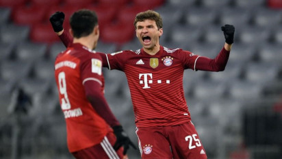 Mueller Cetak Gol dalam Laga ke-400 saat Bayern Muenchen Cukur Wolfsburg 4-0