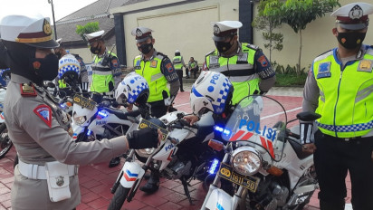 Jelang Libur Nataru Satlantas Polres Boyolali Cek Kelengkapan Personel dan Kendaraan Dinas
