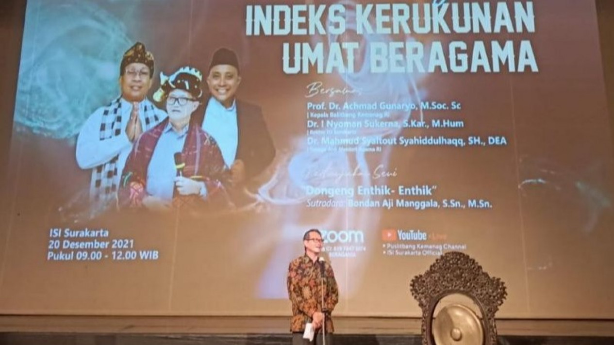 Sikapi Kondisi Keagamaan di Indonesia, Kemenag Luncurkan Indeks Kerukunan Umat Beragama 2021
            - galeri foto