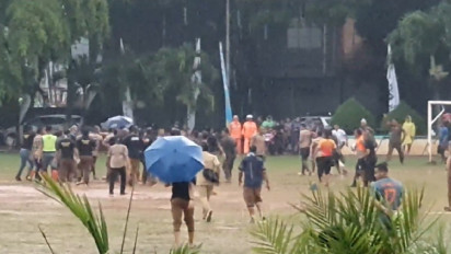 Turnamen Sepak Bola Antar OPD di Tangerang Selatan Diwarnai Kericuhan