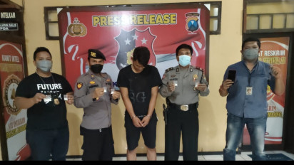 Edarkan Pil Koplo Logo Y, Seorang Pemuda Dibekuk Polisi