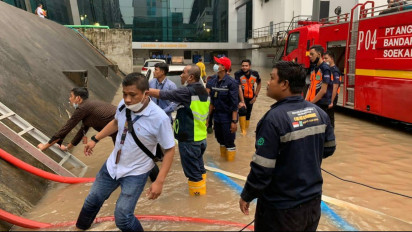 Area Bongkar Muat Terminal 3 Bandara Soetta Kebanjiran, AP II Jamin Tak Ganggu Operasional Bandara