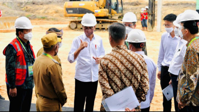 Groundbreaking Kawasan Industri Hijau Indonesia, Jokowi: Lompatan Transformasi Ekonomi Indonesia Dimulai Dari Sini