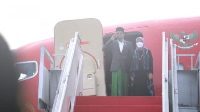 Presiden Terbang Ke Lampung Resmikan Pembukaan Muktamar Ke-34 Nahdlatul Ulama