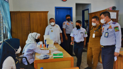 Persiapan Libur Nataru,  Dishub Langkat Tes Urine Jajarannya  