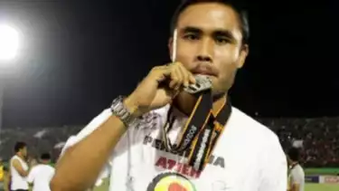 Dokumentasi. Pemain Persiraja Banda Aceh Akli Fairuz yang Meninggal Dunia 16 Mei 2014