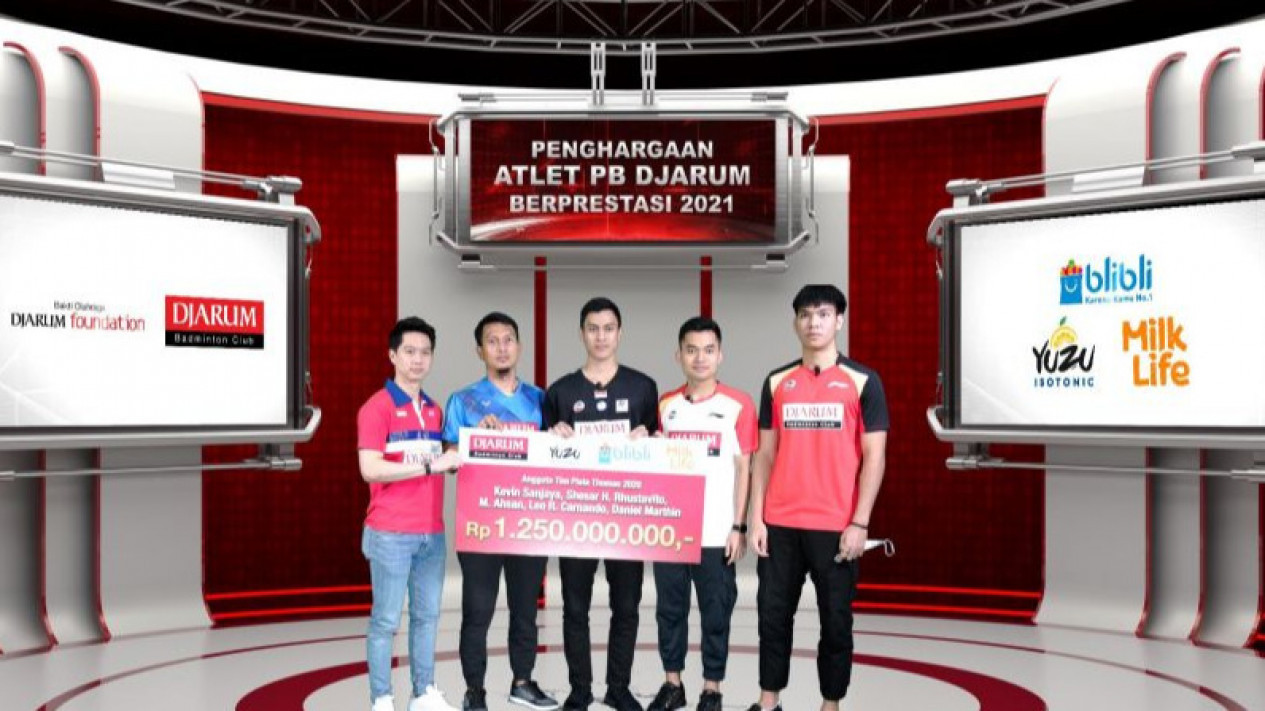 Lima Atlet PB Djarum di Piala Thomas Terima Bonus Rp1,25 Miliar
            - galeri foto