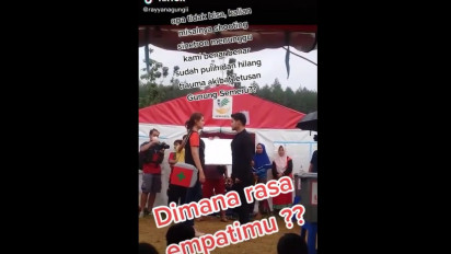 Protes Relawan Gunung Semeru Kala Pengungsian Korban di Lumajang Jadi Lokasi Syuting Sinetron