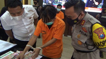 Polisi Pacitan Berhasil Mengungkap Rumah Produksi Uang Palsu