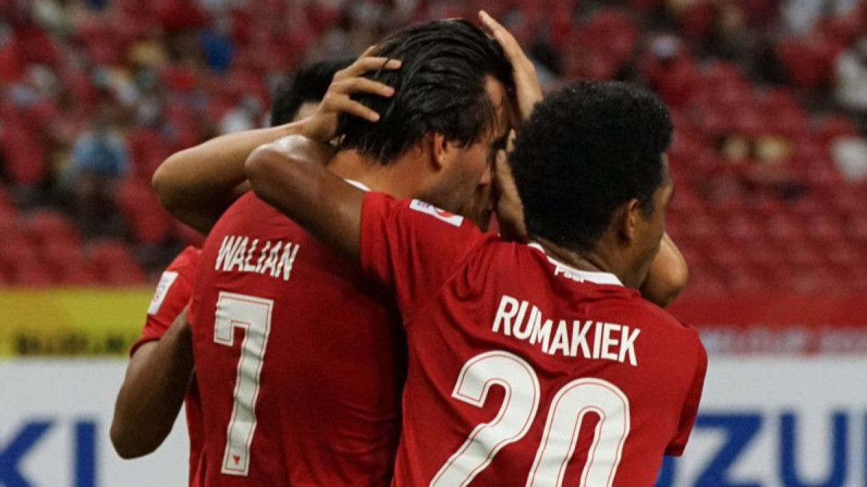 Shin Sebut Selebrasi Pemain Cadangan Singapura ke Bench Kami Cederai Fair Play
            - galeri foto