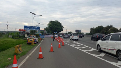 Arus Balik Libur Natal, Contraflow Diterapkan di Tol Japek