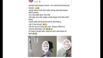 Tak Punya Biaya Seorang Balita Tersandera di Rumah Sakit