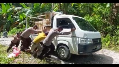 Dua Pekan Pasca Gempa Satgas Bencana Siaga Bantu Korban Gempa di Kepulauan Selayar