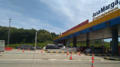 Jelang Akhir Tahun,  Arus Lalu Lintas GT Kalikangkung Semarang Terpantau Lancar