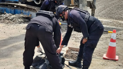 Pekerja Proyek Smelter Freeport di Gresik Digegerkan Temuan Bahan Peledak Sejenis Mortil