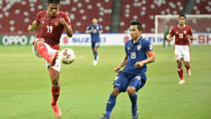 Indonesia vs Thailand, Tim Garuda Kalah 0-4 Dari Tim Gajah Perang
