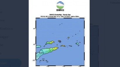 Gempa M 7.4 Guncang Laut Banda Jelang Akhir Tahun, Terasa Hingga Australia