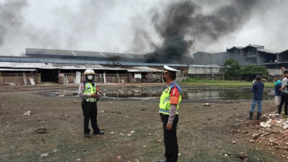 Kebakaran di Pergudangan Kimia Cengkareng, Polisi: Pabrik Tiner