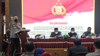 Larang Acara Malam Tahun Baru, Polres Blora Imbau Warga di Rumah Saja