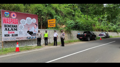 Nataru 2022, Rawan Kecelakaan dan Tanah Longsor, Sejumlah Titik Dipasang Rambu Peringatan
