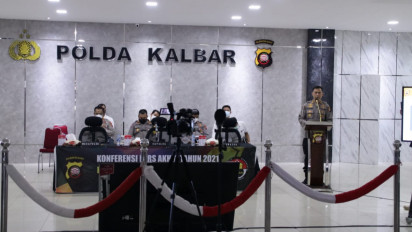 Polda Kalbar Tangani 92 Kasus Karhutla Selama Tahun 2021