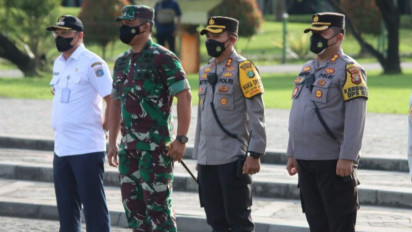 Polisi Sterilkan 17 Titik di Jakarta Pusat dari Kerumunan Massa