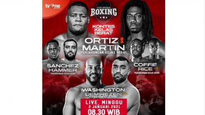 Live World Boxing tvOne: Pesta Kelas Berat Bikin Heboh 