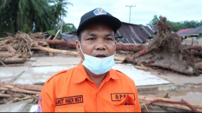 Banjir Bandang di Padang Lawas Sumut Rusak 431 Rumah