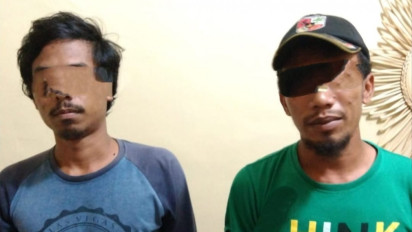 Palak Pengusaha ’Loundry’ Pakai  Lempar Telur dan Oli Kotor, Duo Preman yang Viral Ditangkap Polisi