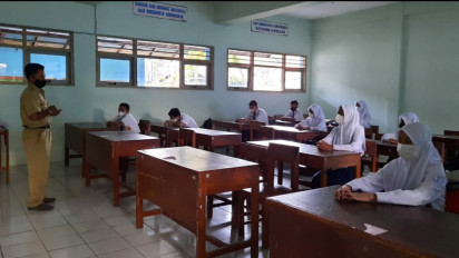 PTM 100 Persen Dimulai, Ini Kendala yang Dihadapi Sekolah