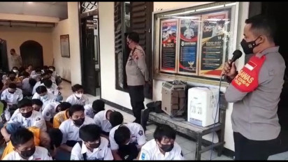 Bergerombol di SPBU, Puluhan Siswa Asal Magelang Diamankan Polsek Ambarawa