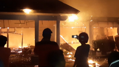 Kebakaran Hebat Landa Kantor Dinsos Kendari, Data Program Keluarga Harapan Ikut Dilalap Si Jago Merah