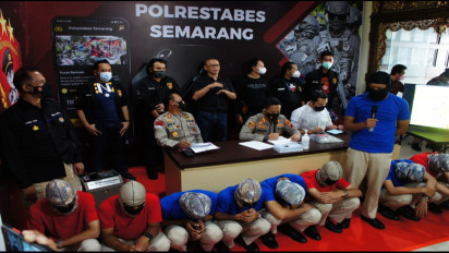 Polisi Amankan 10 Taruna SMK Pelayaran di Semarang Diduga Lakukan Penganiayaan Terhadap Adik Kelas