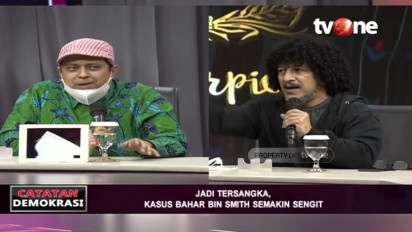 Haikal Hassan ke Habib Kribo saat Debat Panas di Catatan Demokrasi: Enggak Sanggup Tanggapi Bahasa Habib Kasar Gini