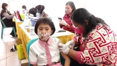 Vaksinasi Merdeka Bagi Anak Usia 6 Sampai 11 Tahun di Kota Sibolga Digelar